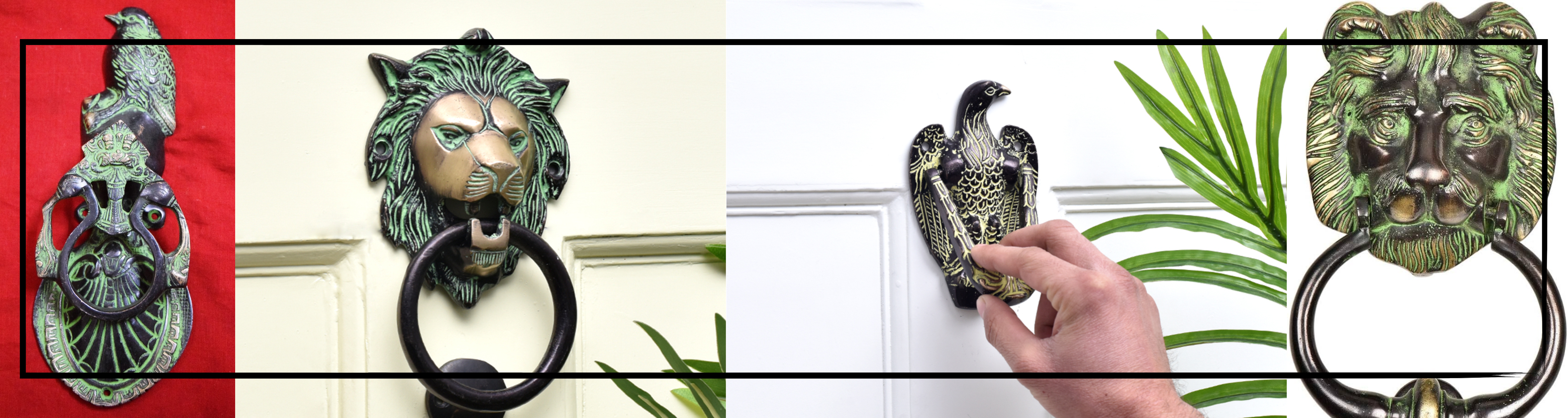 Brass Patina knockers