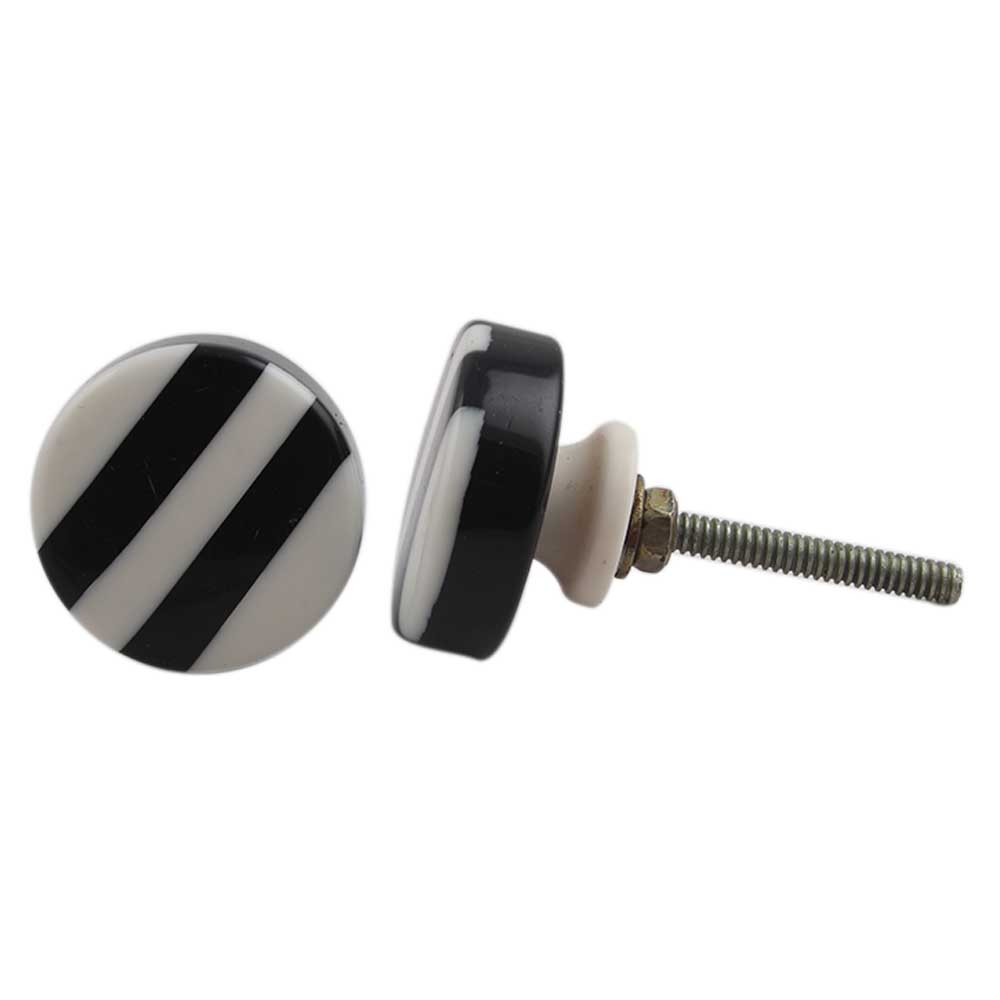 Stripe Bone Knob