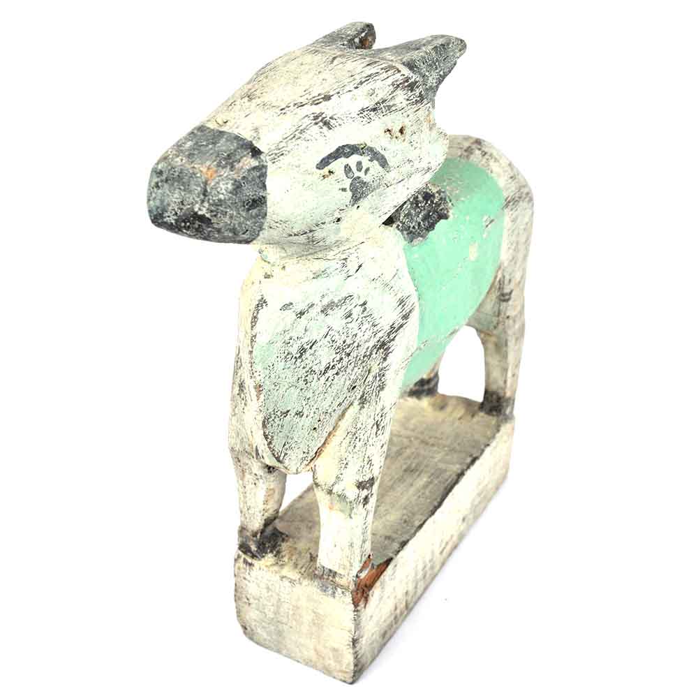 Wooden Cow Hand Painted by Tribal Men