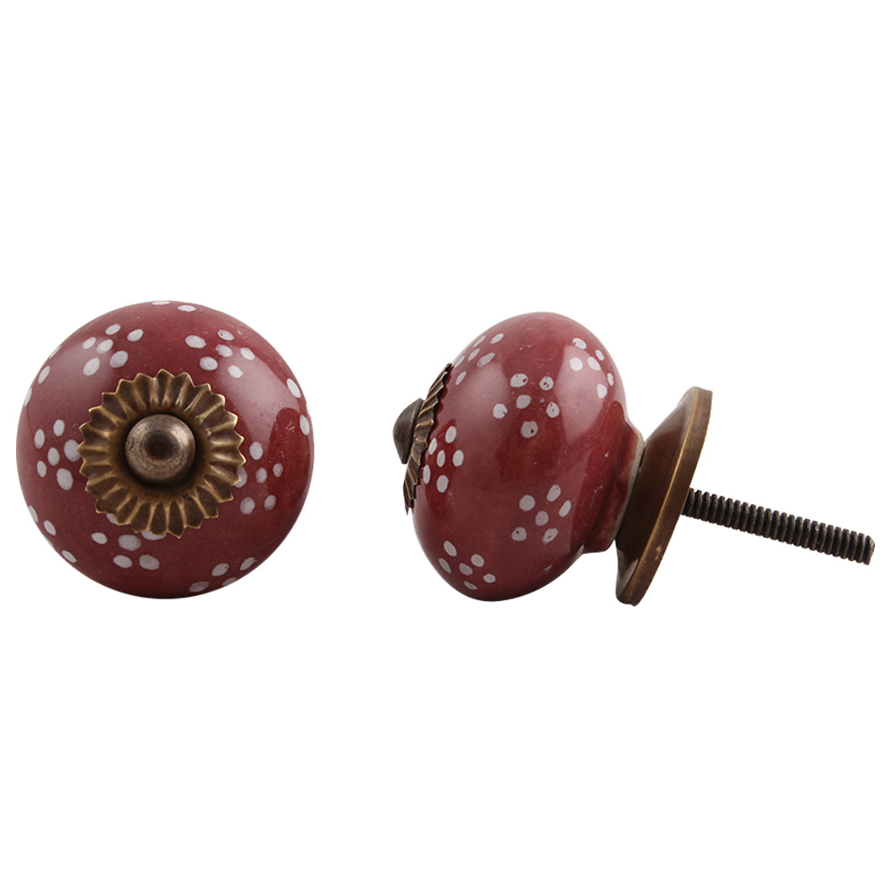 Cherry Tiny Floral Knob