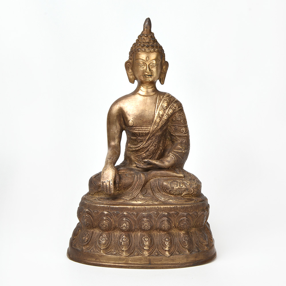 Buddha Shakayamuni Seated Lotus Statue