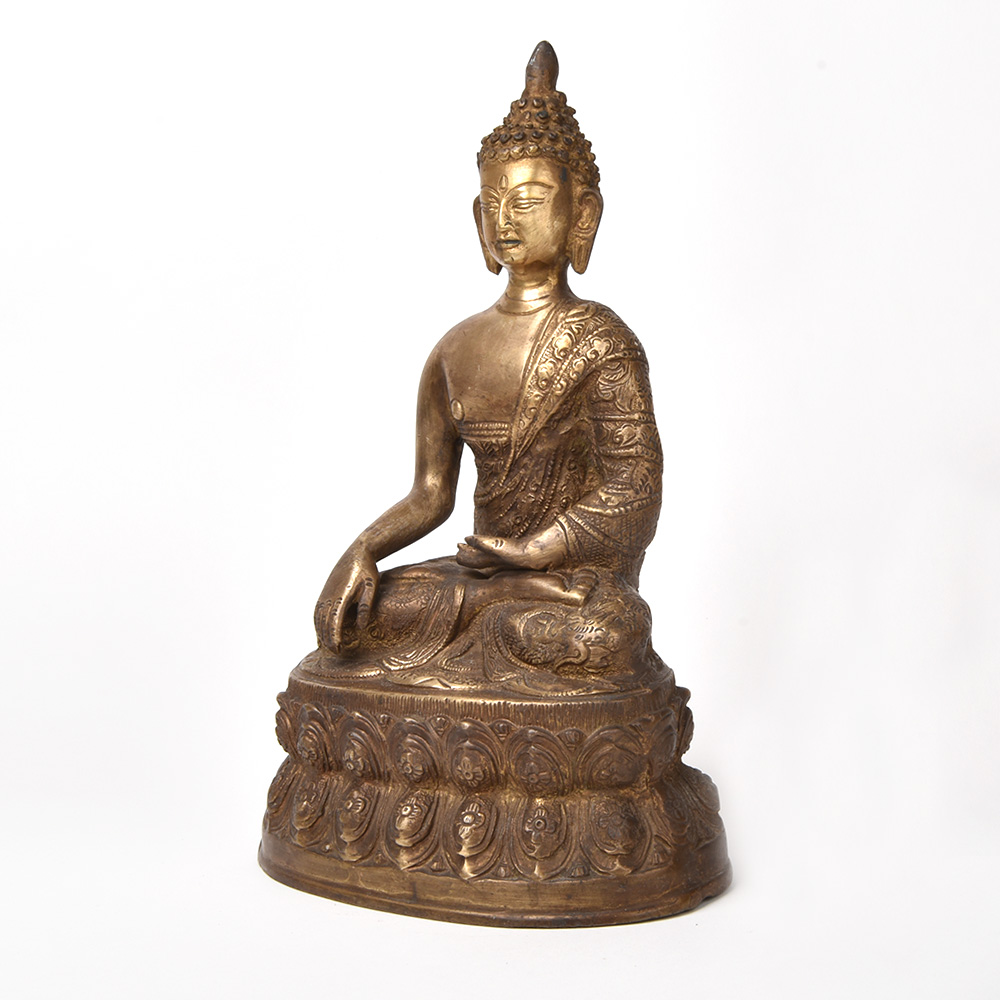 Buddha Shakayamuni Seated Lotus Statue