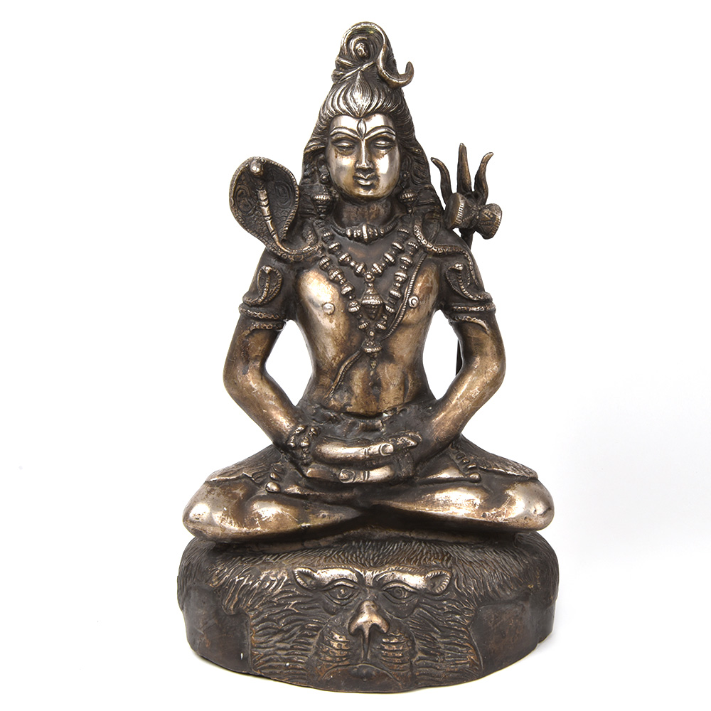 Hindu God Lord Shiva in Bronze Finish