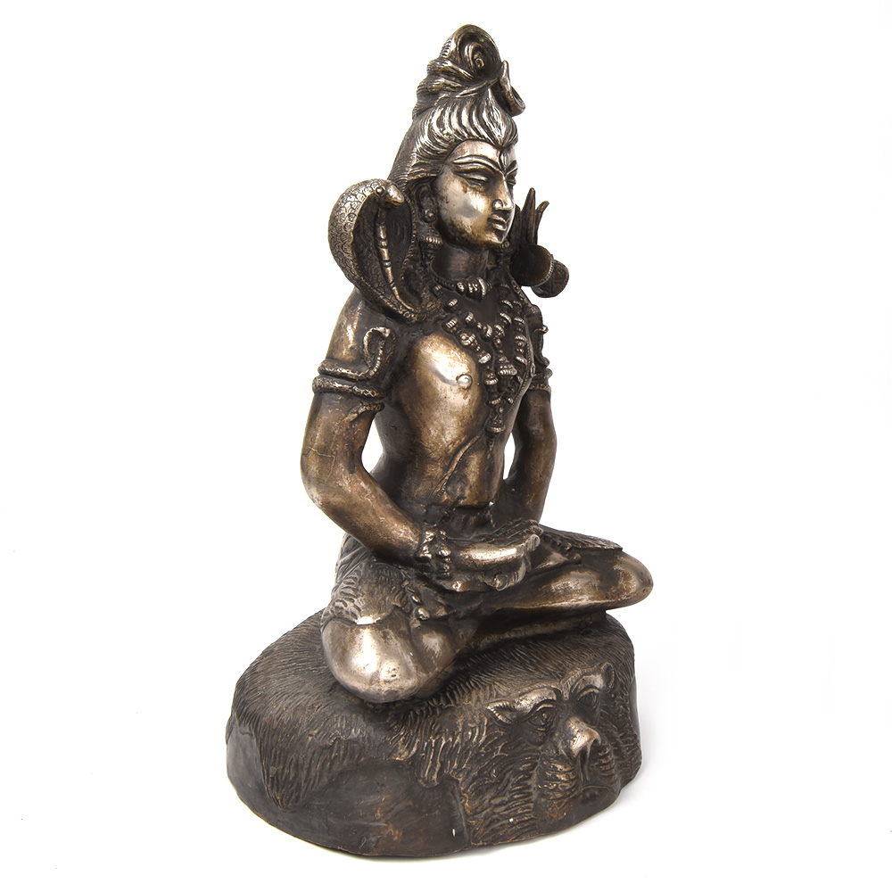 Hindu God Lord Shiva in Bronze Finish