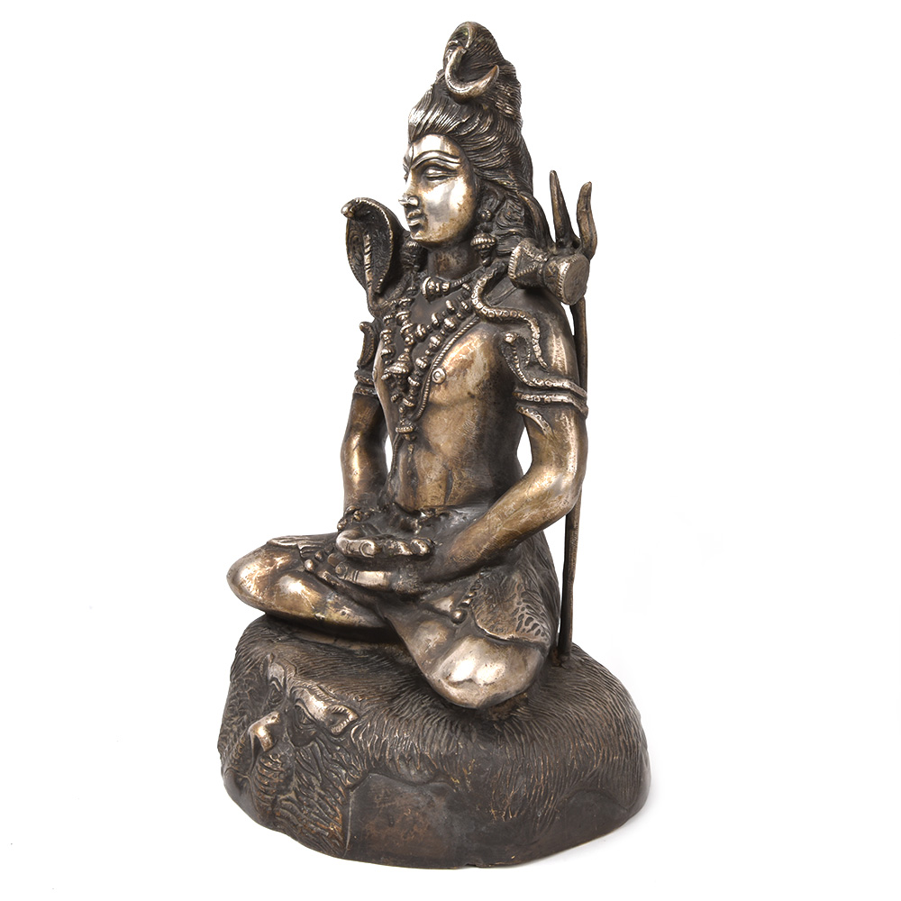 Hindu God Lord Shiva in Bronze Finish