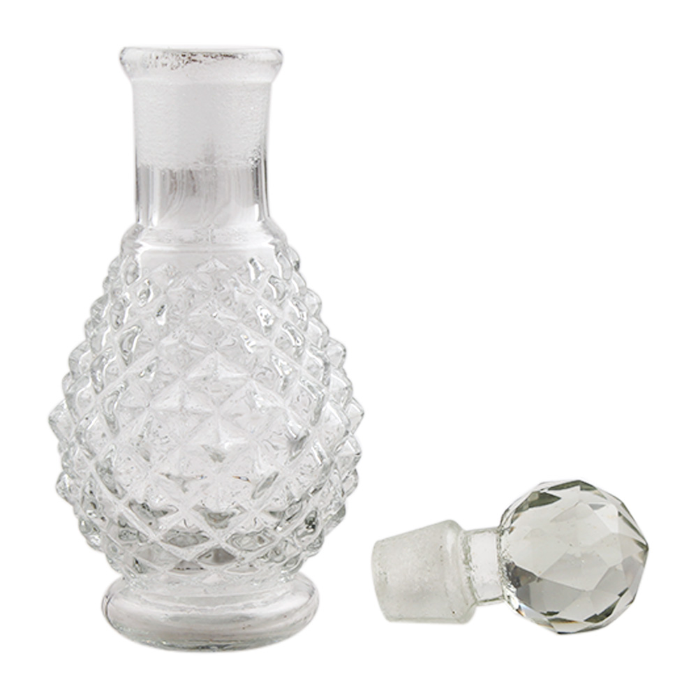 Goblet Square Cut Glass Bottle