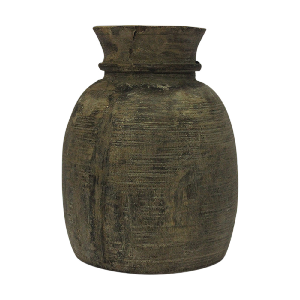 Hand Made Wooden Pot-18