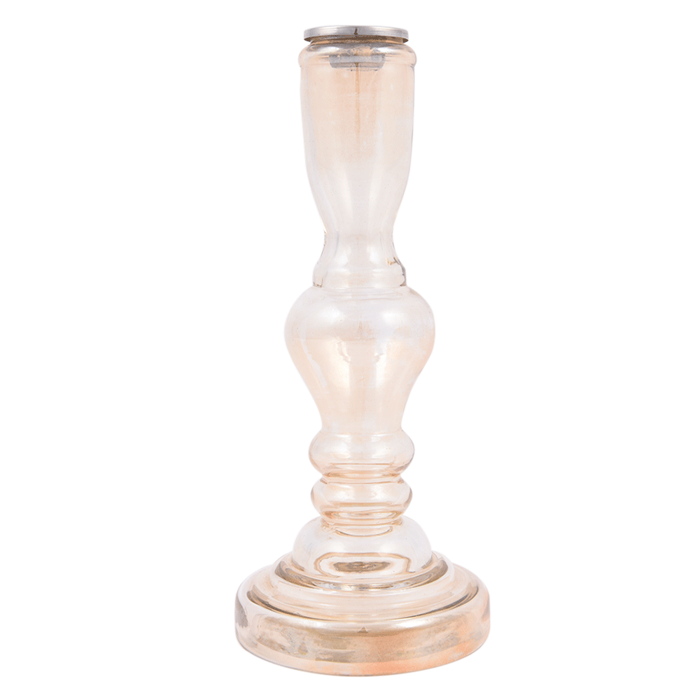 Glassy And Classy Glass Candle Holder