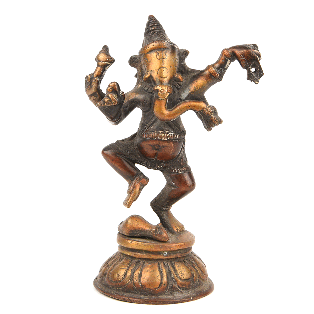 Ganesh Statue Holding Mango Tusk Water Noose