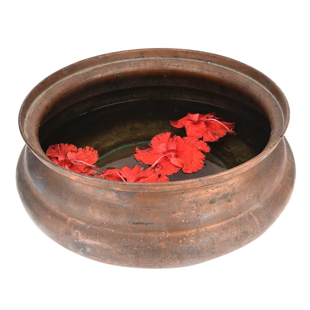 Bronze Urli - 14 Inches