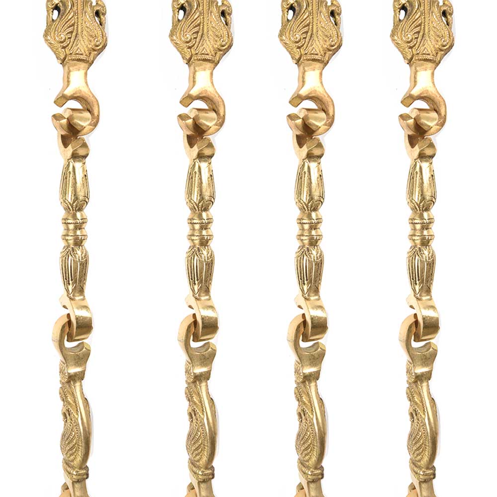 Brass Handicraft Swing Chain (Set Of 4 Piece)