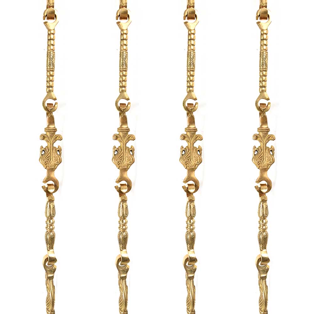 Brass Handicraft Swing Chain (Set Of 4 Piece)