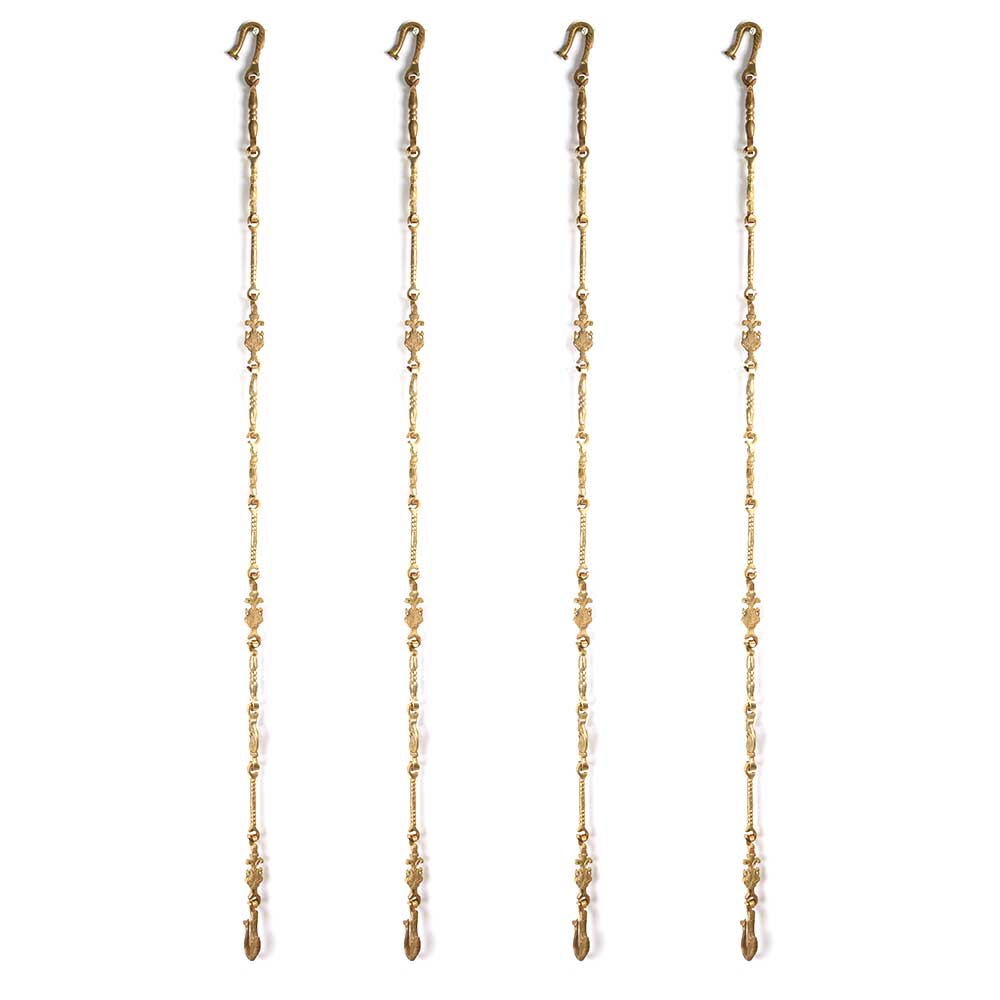 Brass Handicraft Swing Chain (Set Of 4 Piece)