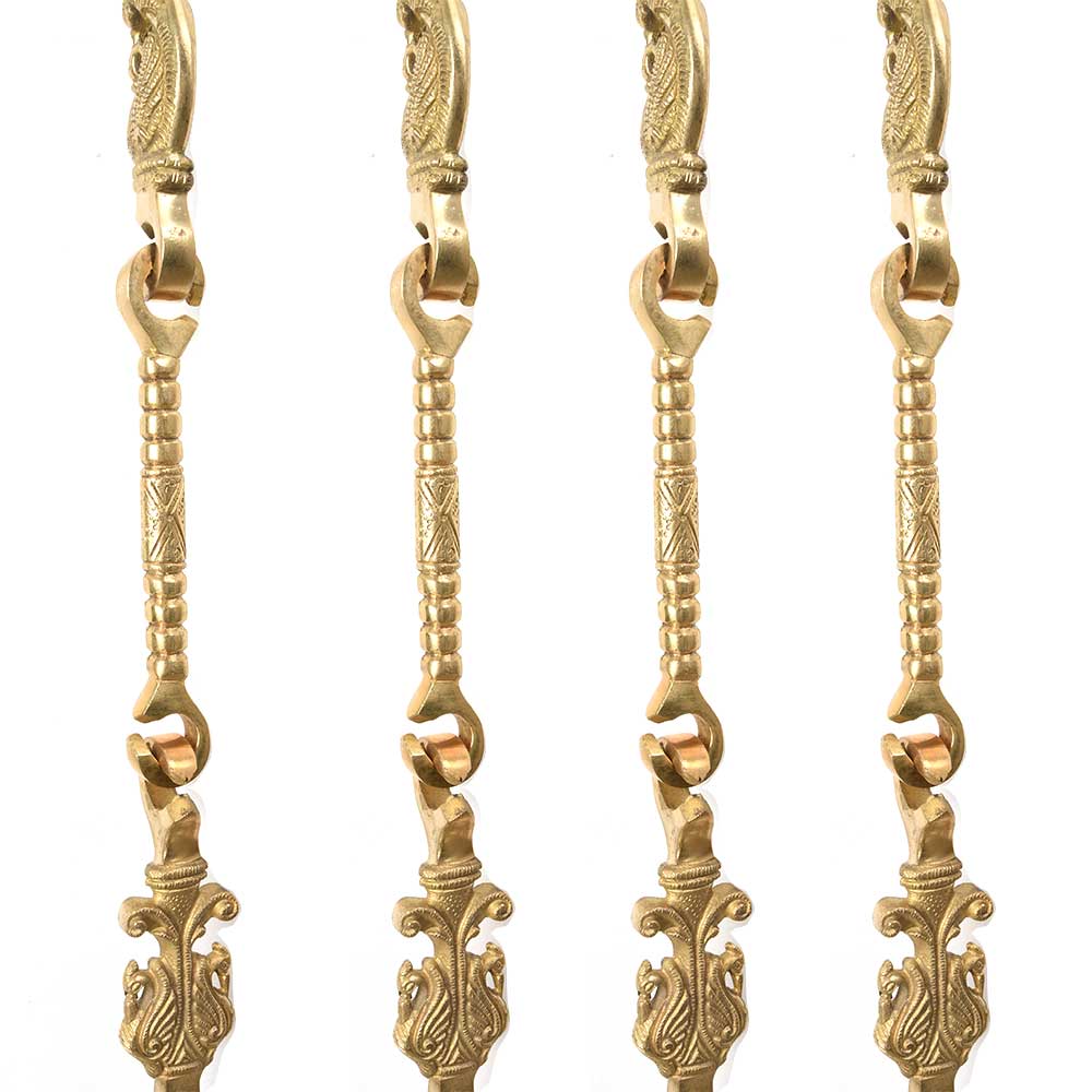 Brass Handicraft Swing Chain (Set Of 4 Piece)