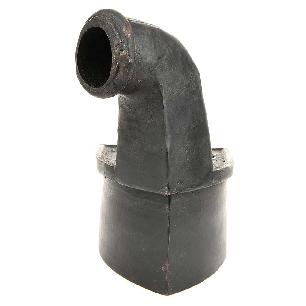 Coal Fired Clothes Press Cast Iron with Wooden Handle and Chimney
