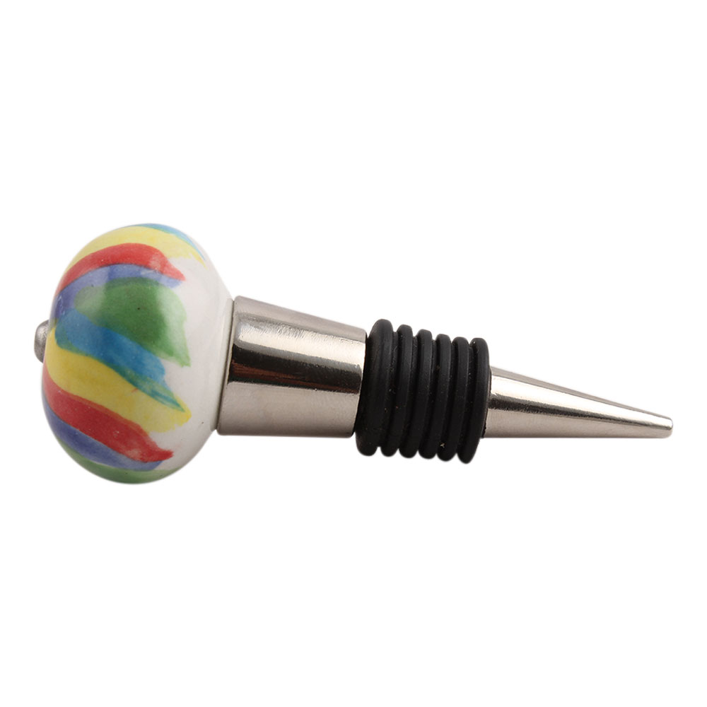 Rangoli Ceramic Wine Stopper