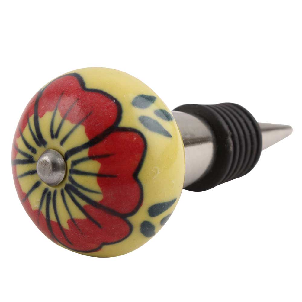 Auricula Winifred Ceramic Wine Stopper
