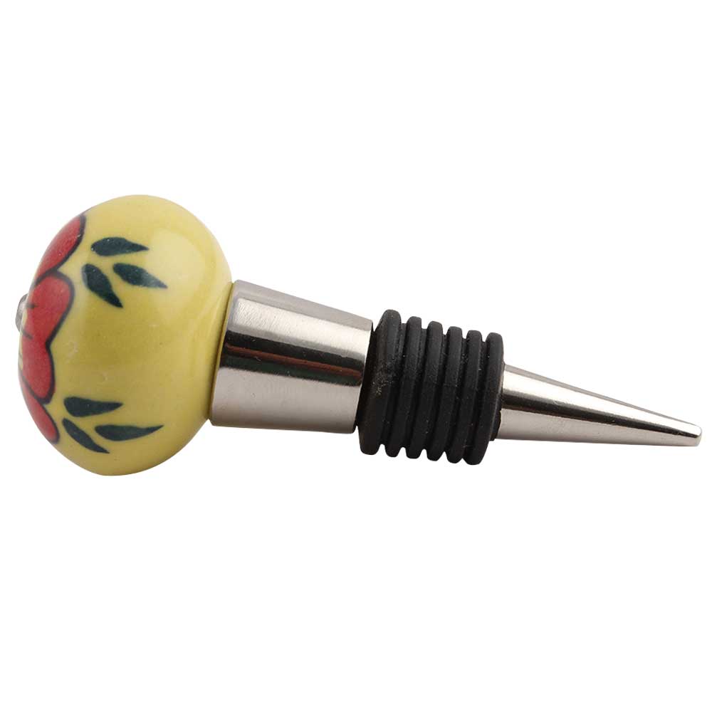 Auricula Winifred Ceramic Wine Stopper