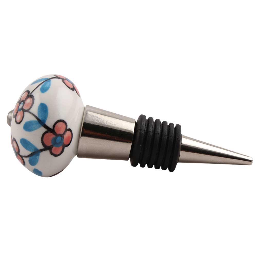 Peach Tiny Ceramic Wine Stopper