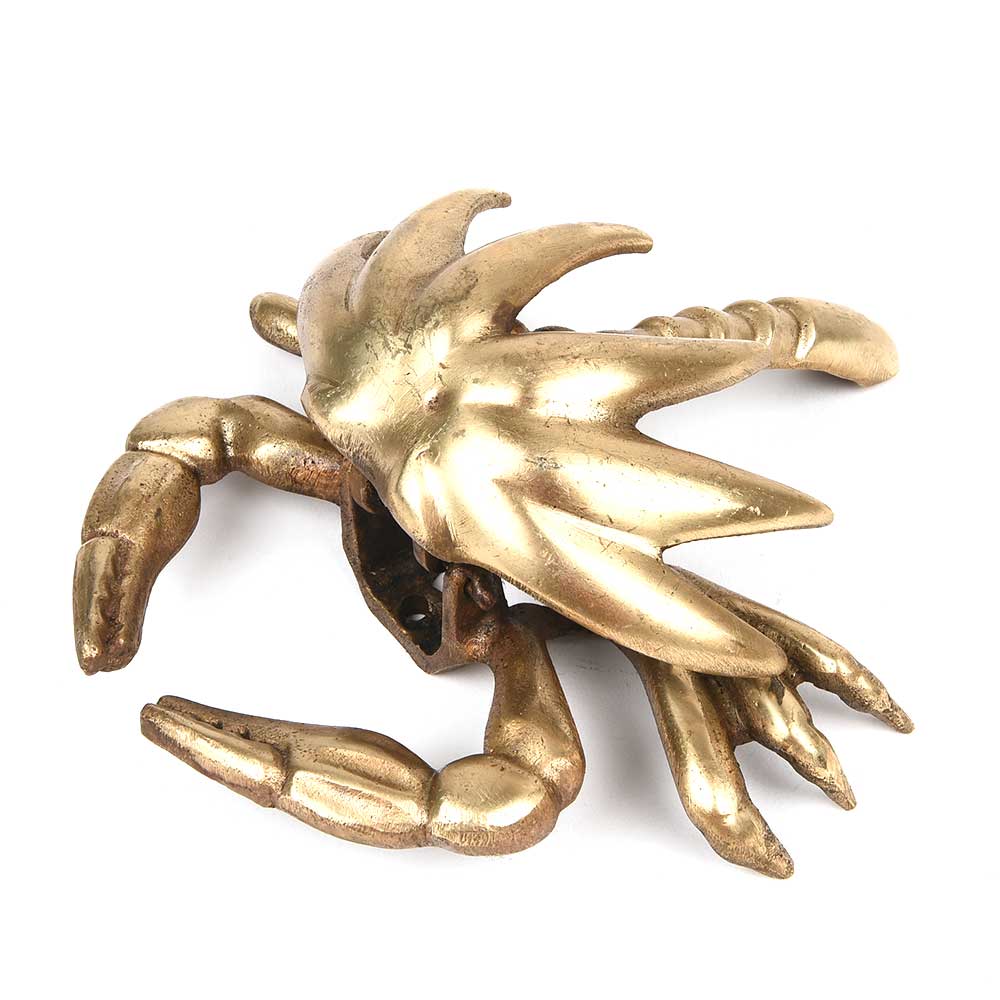 Brass Crab Door Knocker