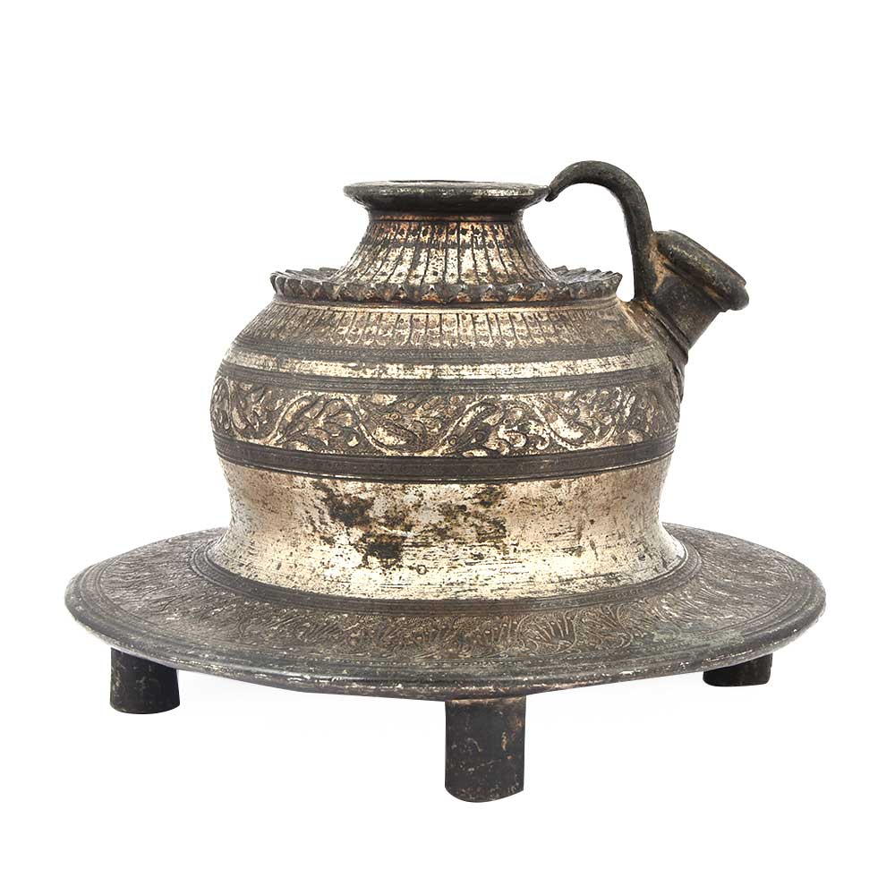 Indian Brass Hookah Base