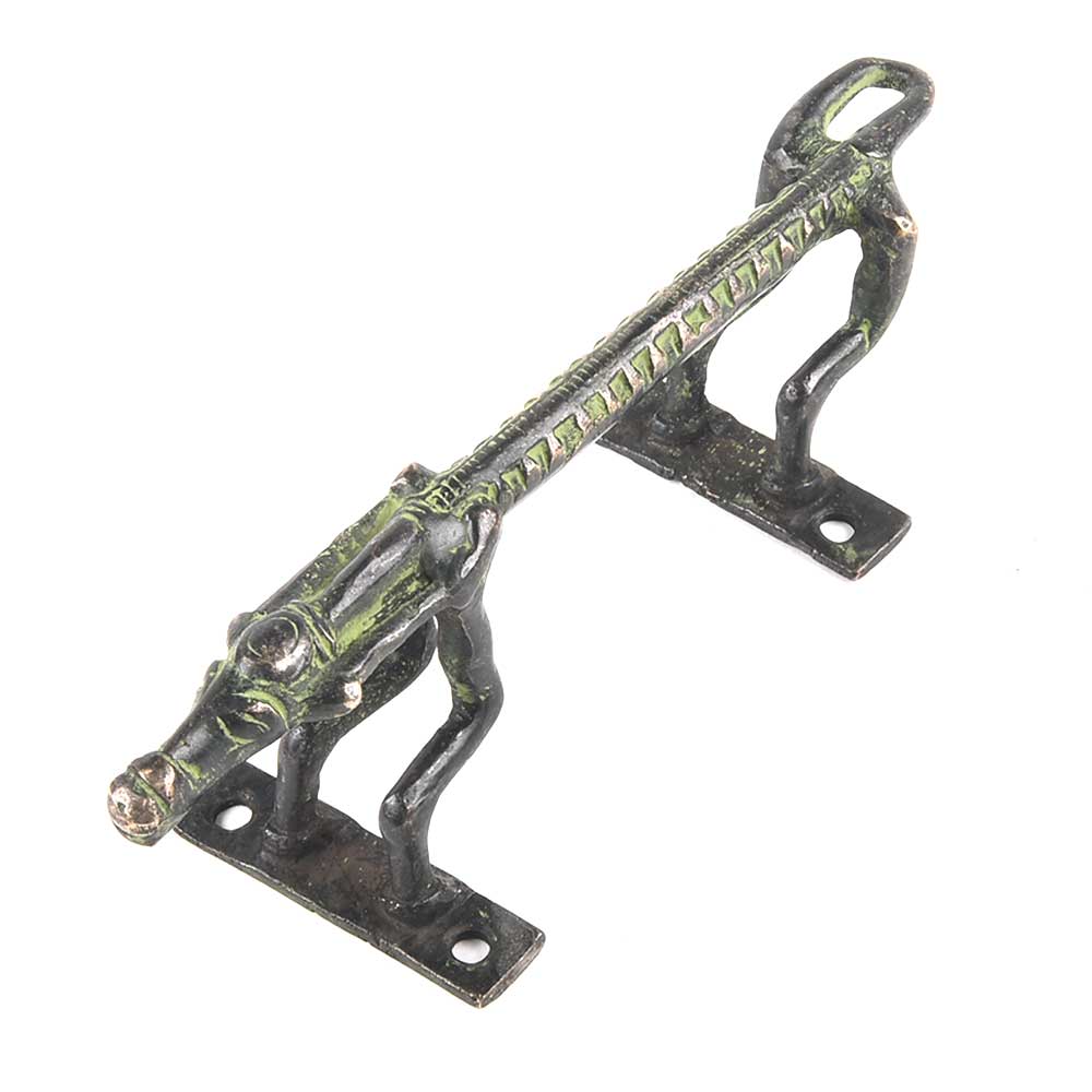 Black Brass Horse Figurine Door Handle