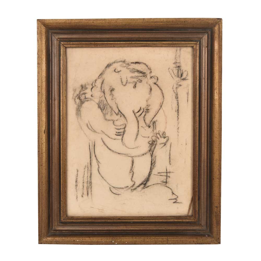 Framed Simple Ganesh Image Framed Wall Hanging 17 x 14