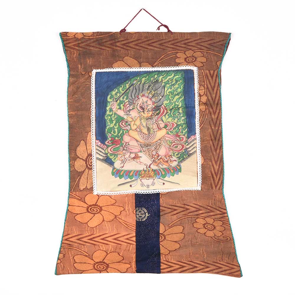 Tangka Painting Yamantaka Vajrabhairava Ekavira