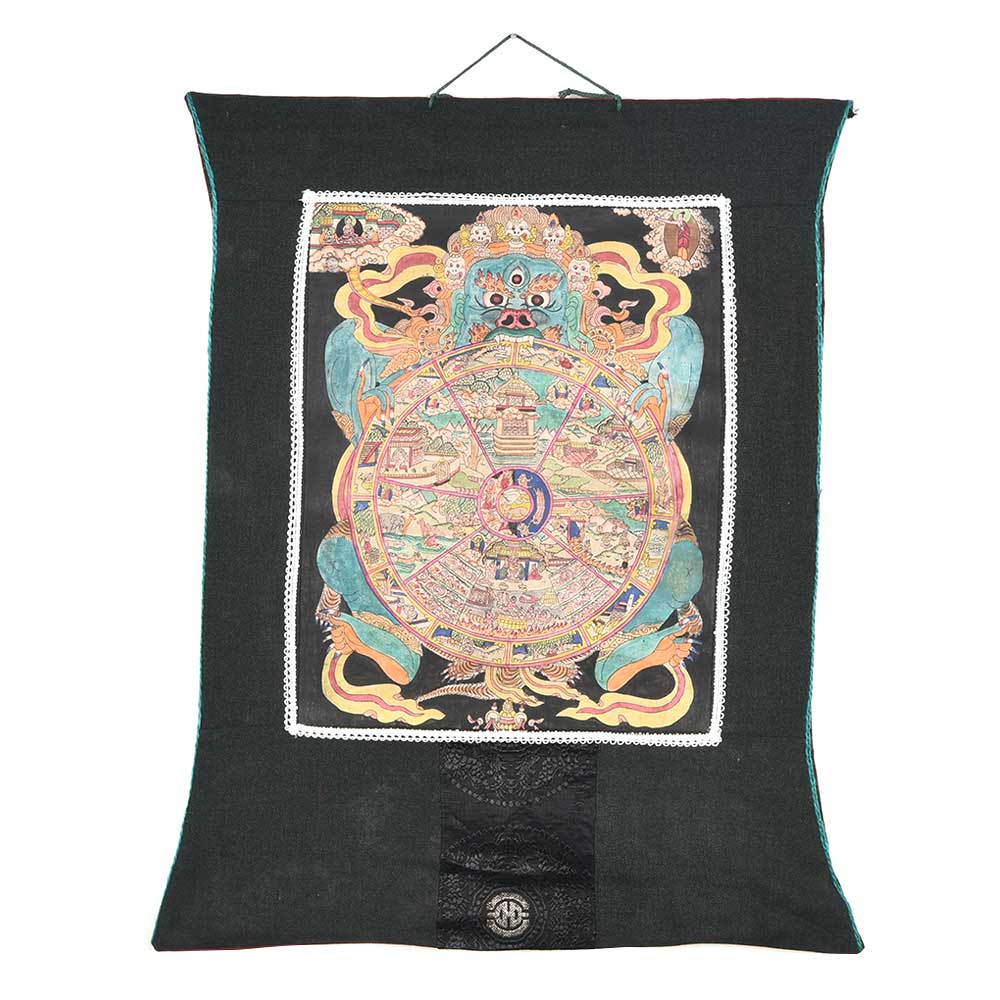 The Wheel Of Life Yama Thangka Painting