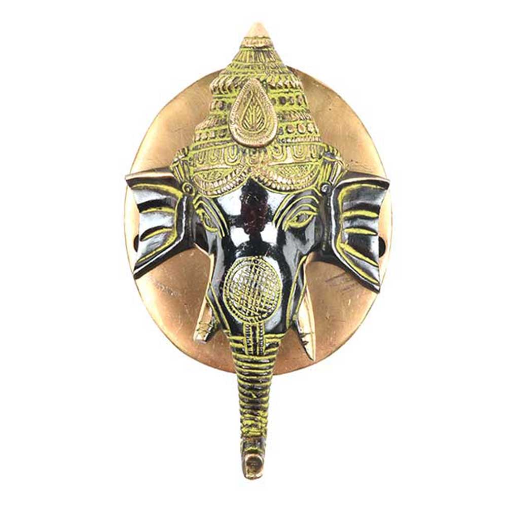 Lord Ganesha Door Knocker With Patina