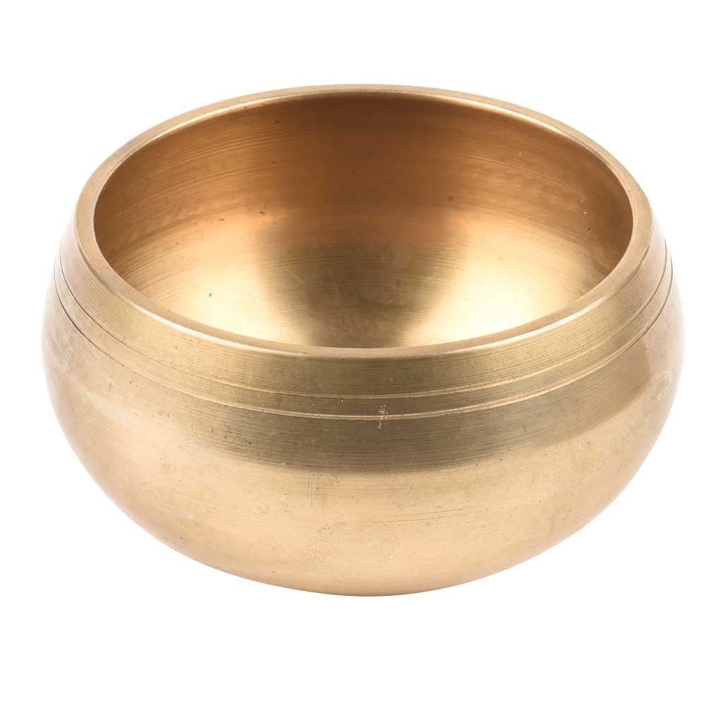 Brass Singing Bowl With Wooden Mallet