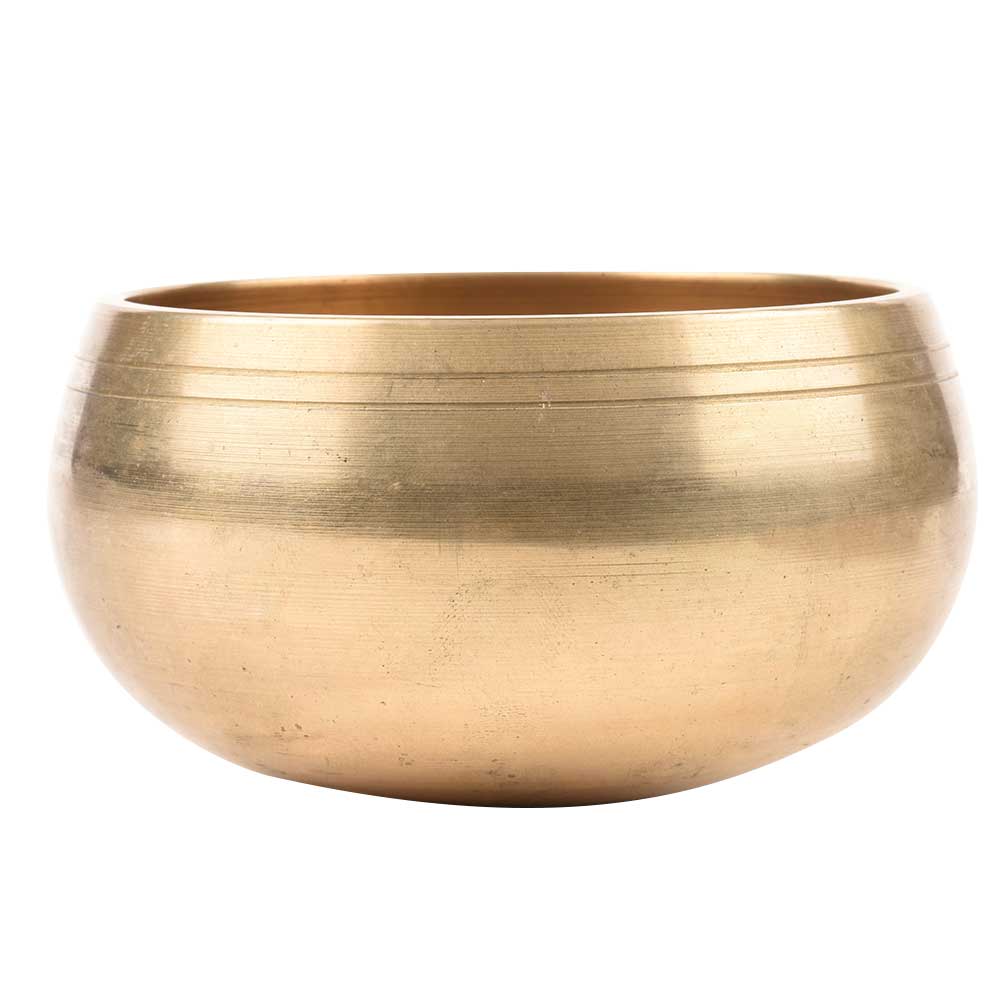 Brass Singing Bowl With Wooden Mallet