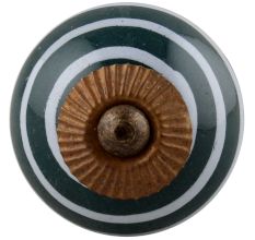 Dark Green Strip Knob