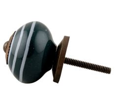 Dark Green Strip Knob