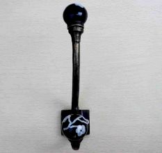 Black Floral Iron Hooks-EHG-18