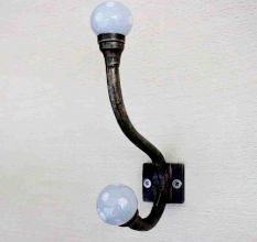 Light Grey Dot Iron Hooks-EHG-20