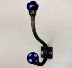 Navy Blue Iron Hooks-EHG-16