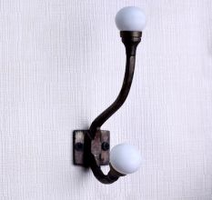 Solid White Iron Hooks-EHG-44