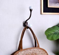 Solid White Iron Hooks-EHG-44