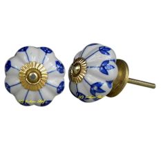 Blue Shamrock Knob