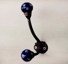 Navy Blue Iron Hooks-EHG-16