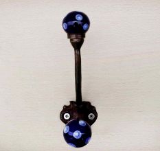 Navy Blue Iron Hooks-EHG-16