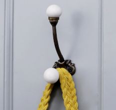 Solid White Iron Hooks-EHG-44