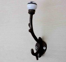 Black Floral Tree Hooks-EHG-19