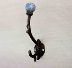 Dark Grey Floral Tree Hook-EHG-26