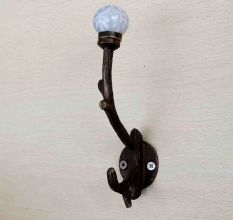 Grey Floral Tree Hook-EHG-03