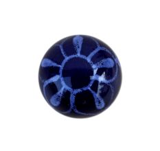 Navy Blue Floral Tree Hook-EHG-08