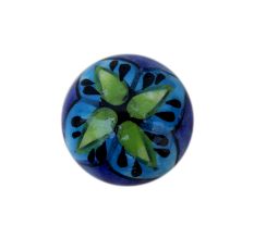 Navy Blue Floral Tree Hook-EHG-37