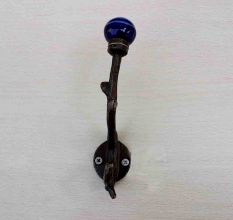 Navy Blue Striped Tree Hooks-EHG-29