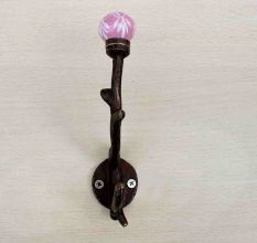 Pink Floral Tree Hook-EHG-42